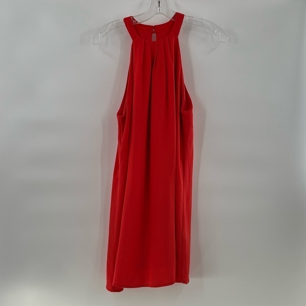 One Clothing LA orange sleeveless dress shift size M